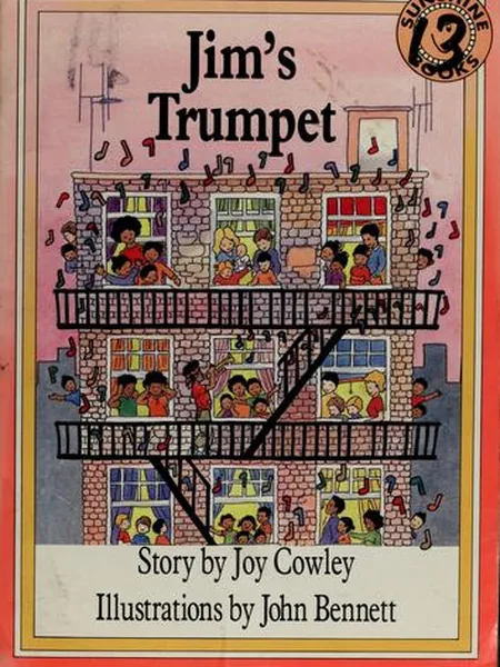 Jim's Trumpet first edition cover, The Wright Group 1989