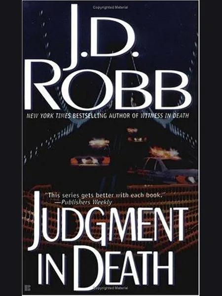 Judgment in Death first edition cover, Berkley 2000