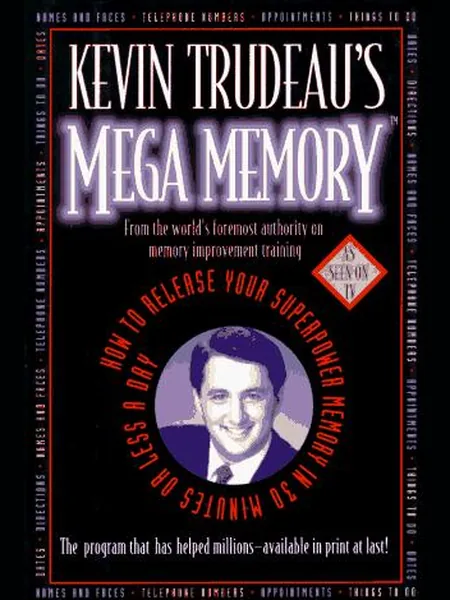 Kevin Trudeau's Mega Memory cover, William Morrow 1995
