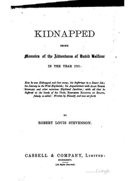 Kidnapped cover