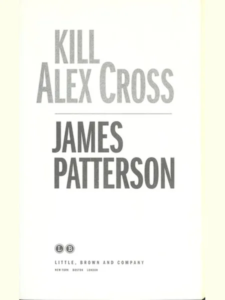 Kill Alex Cross cover