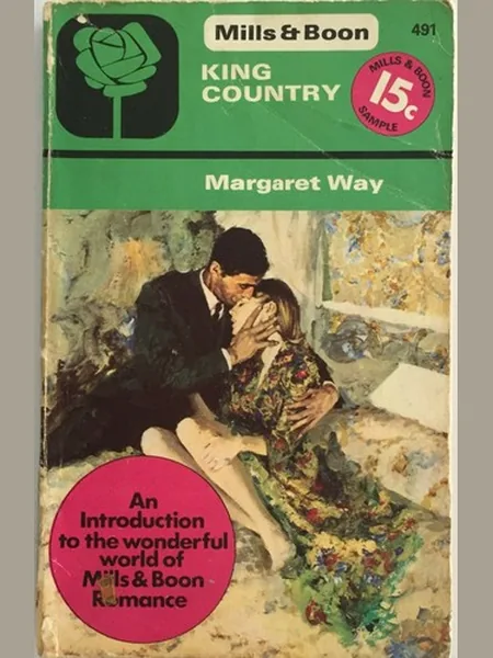 King Country, cover of another edition (the Mills & Boon 1970 cover is not yet photographed)