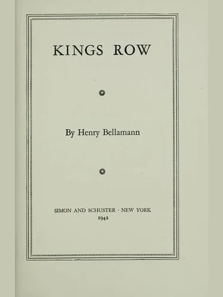 Kings Row cover