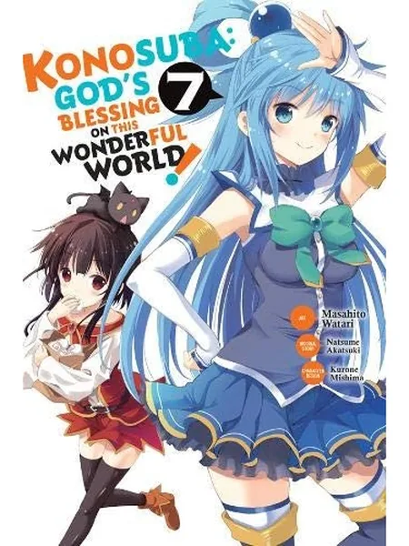 Konosuba first edition cover, Yen On 2017