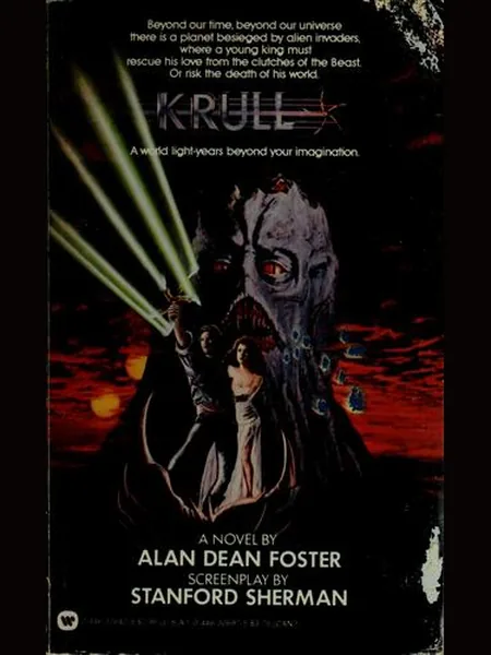 Krull first edition cover, Warner Books 1983