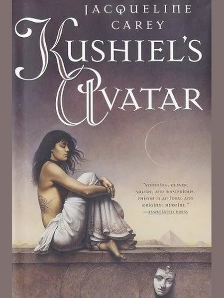 Kushiel's Avatar first edition cover, Tor 2003
