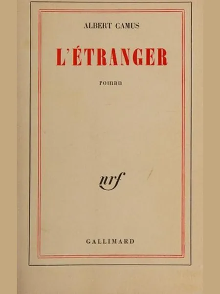 L'étranger cover
