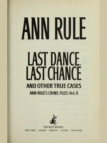 Last Dance, Last Chance first edition cover, Pocket Books 2003
