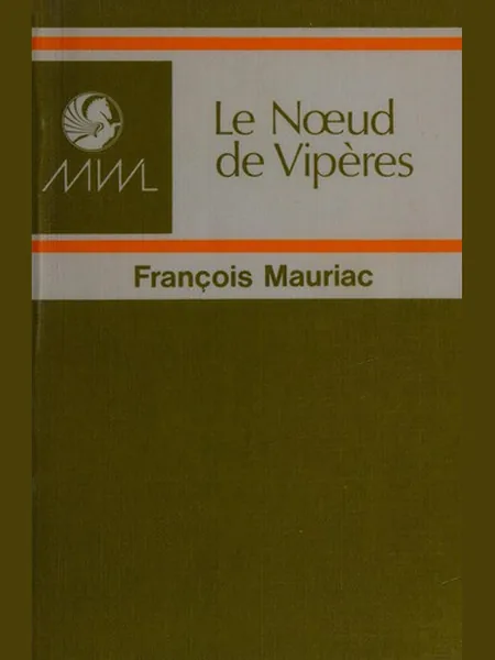 Le Noeud de Vipères, cover of another edition (the Grasset 1979 cover is not yet photographed)