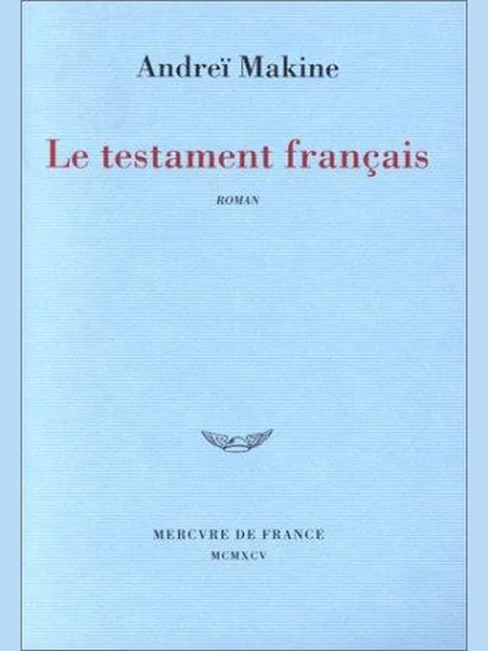 Le Testament Français, cover of another edition (the Sceptre 1997 cover is not yet photographed)