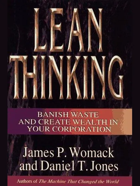 Lean Thinking first edition cover, Simon & Schuster 1996