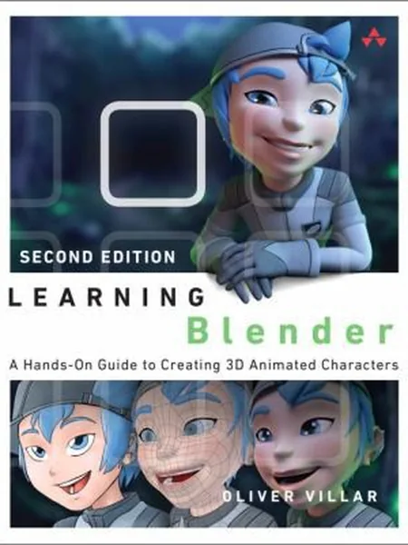 Learning Blender, cover of another edition (the Pearson Education 2014 cover is not yet photographed)