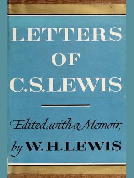 Letters, cover of another edition (the G. Bles 1966 cover is not yet photographed)