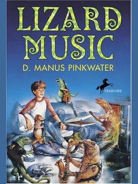 Lizard Music, cover of another edition (the Dodd, Mead 1976 cover is not yet photographed)