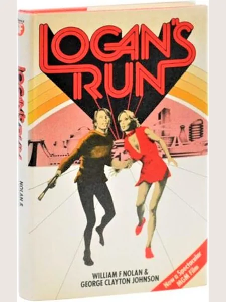 Logan's Run, cover of another edition (the Buccaneer Books 1967 cover is not yet photographed)