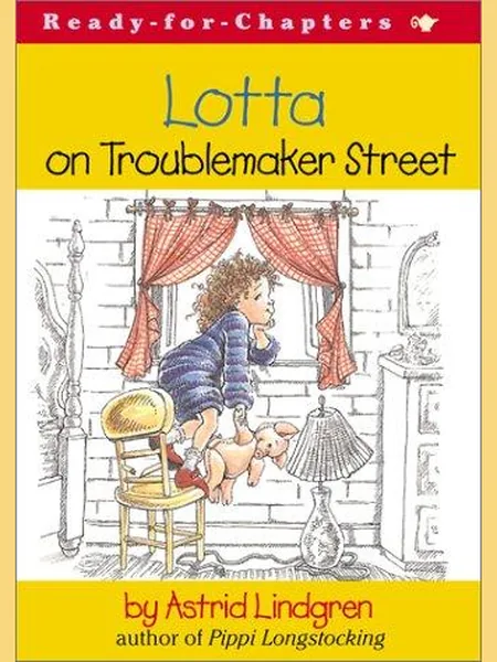 Lotta on Troublemaker Street, cover of another edition (the Macmillan 1962 cover is not yet photographed)
