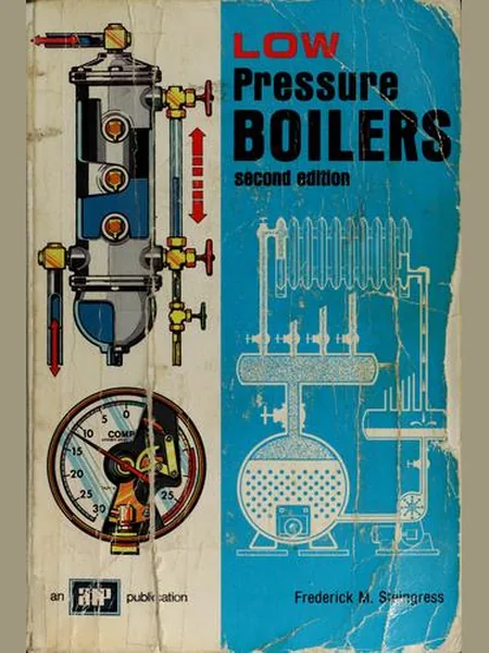 Low Pressure Boilers first edition cover, American Technical Society 1970