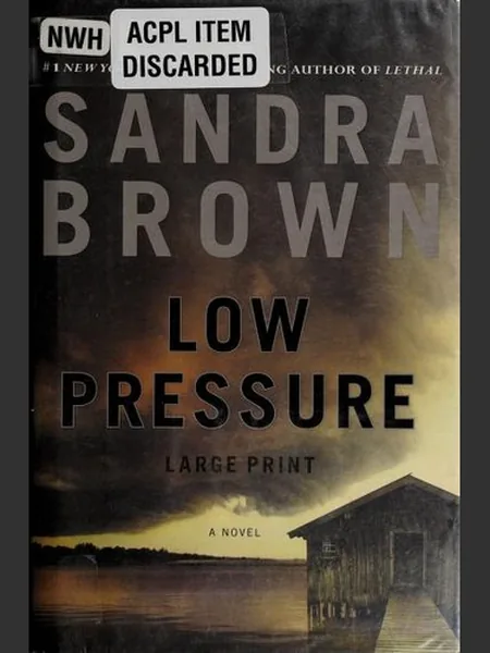 Low Pressure cover, Grand Central Publishing 2012