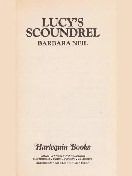 Lucy's Scoundrel cover