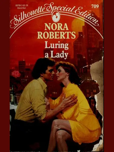 Luring a Lady first edition cover, Silhouette 1991