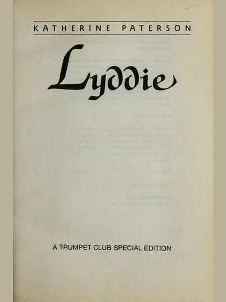Lyddie cover