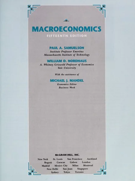 Macroeconomics cover