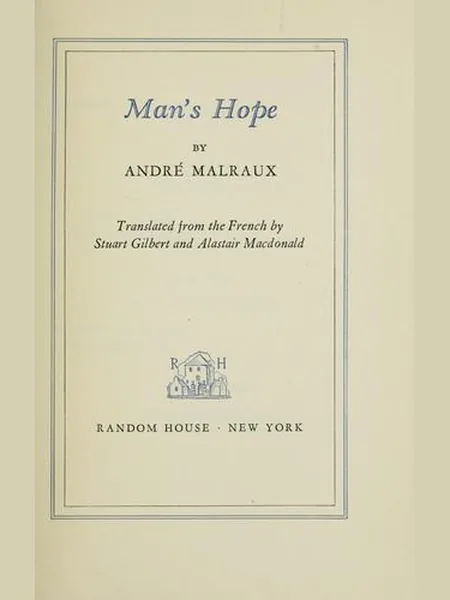 Man's Hope cover