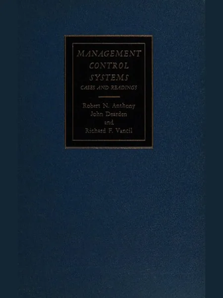 Management Control Systems cover