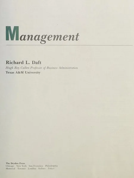 Management cover