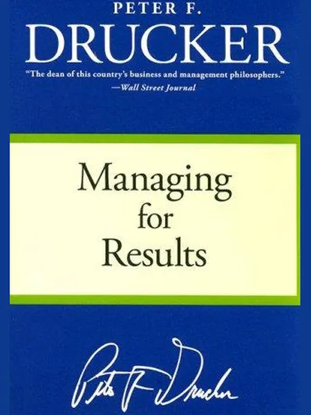 Managing for Results cover, Harper & Row 1964