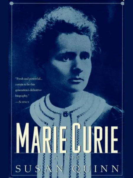 Marie Curie, cover of another edition (the Simon & Schuster 1995 cover is not yet photographed)