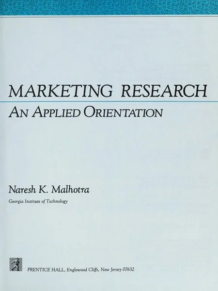 Marketing Research cover