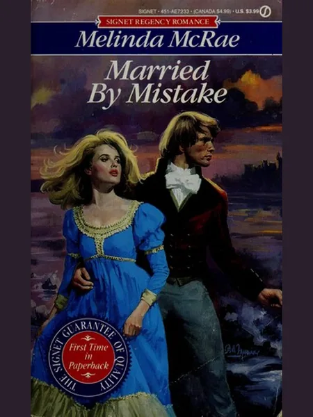 Married by Mistake first edition cover, Signet 1992