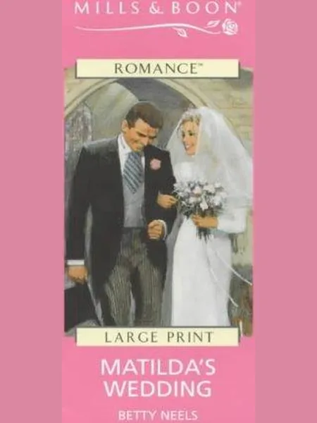 Matilda's Wedding cover, Thorndike Press 2000