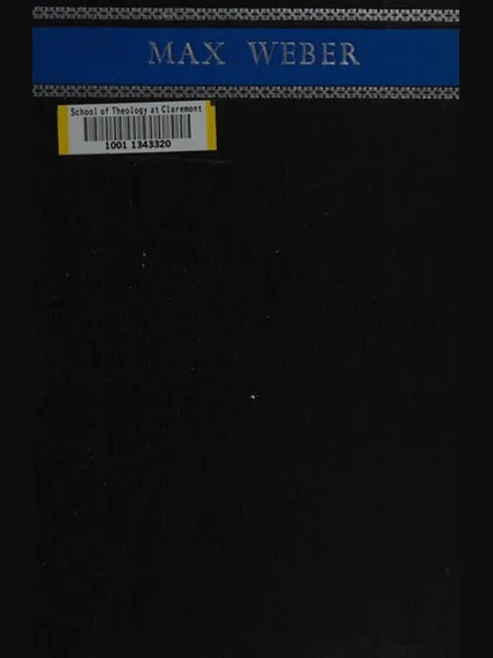 Max Weber cover