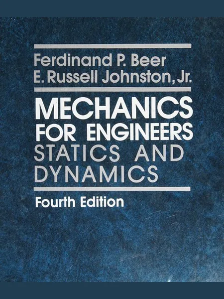 Mechanics for Engineers cover