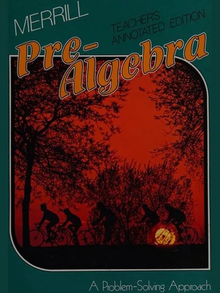 Merrill Pre-Algebra cover