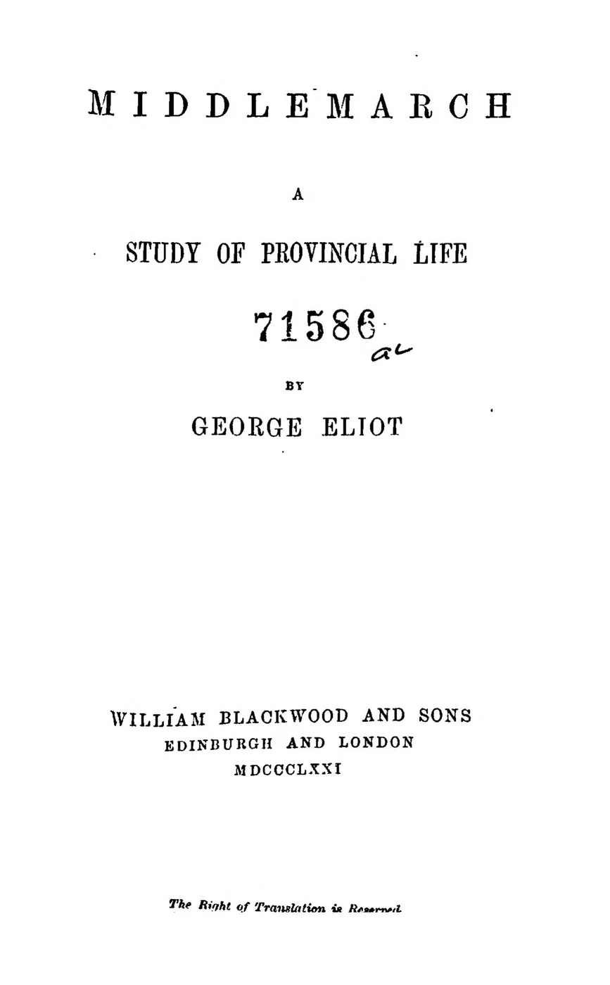 Middlemarch cover