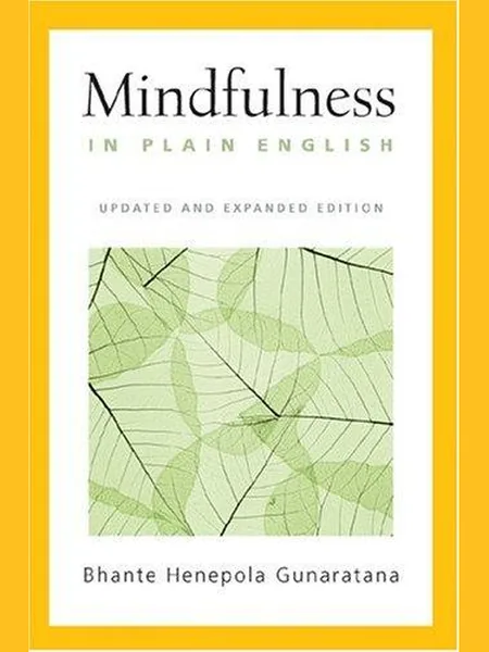 Mindfulness in Plain English first edition cover, Wisdom Publications 2002