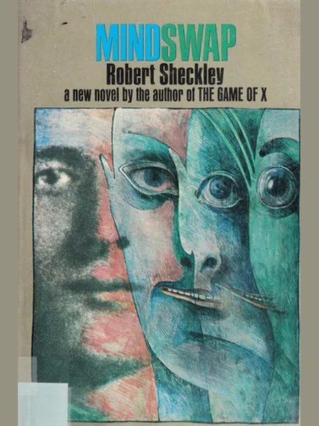 Mindswap cover, Delacorte Press 1966