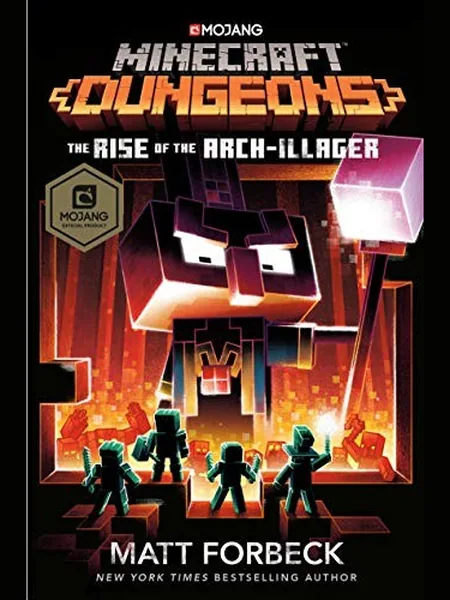Minecraft Dungeons first edition cover, Penguin Random House 2020