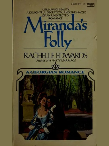 Miranda's Folly, cover of another edition (the Hale 1978 cover is not yet photographed)