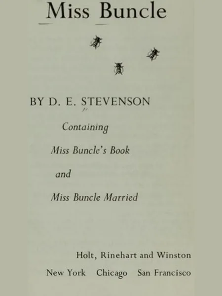 Miss Buncle cover