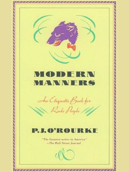 Modern Manners, cover of another edition (the Panther 1984 cover is not yet photographed)