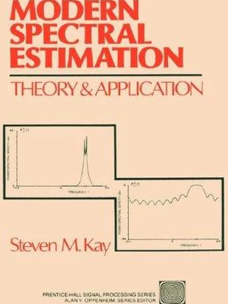 Modern Spectral Estimation, cover of another edition (the Prentice-Hall 1988 cover is not yet photographed)