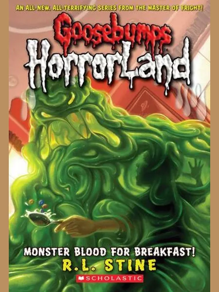 Monster Blood For Breakfast cover, Scholastic 2008