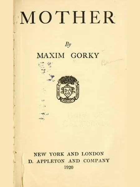 Mother cover, D. Appleton and Company 1920