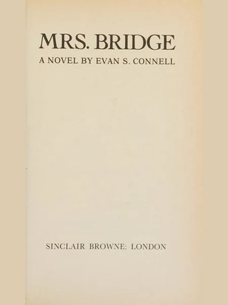 Mrs. Bridge cover