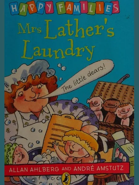 Mrs Lather's Laundry first edition cover, Puffin 1981