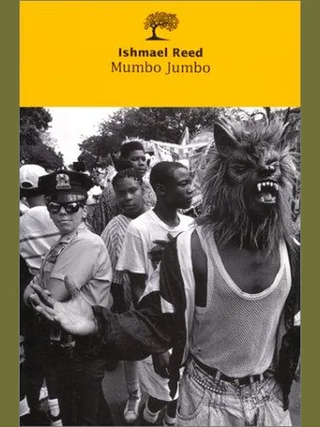 Mumbo Jumbo, cover of another edition (the Allison & Busby 1989 cover is not yet photographed)
